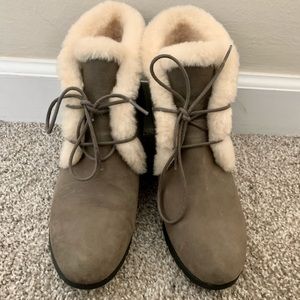 UGG Pure Waterproof Wedge Booties